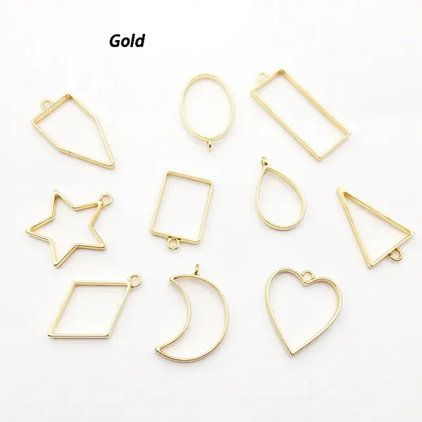 Kit de armazon para colgantes dorado