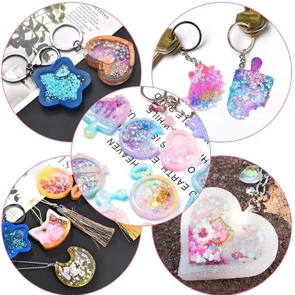 Molde de silicona llaveros 12 piezas