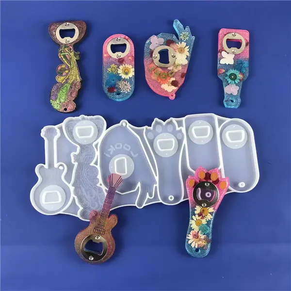 Molde de silicona descorchadores 6 figuras