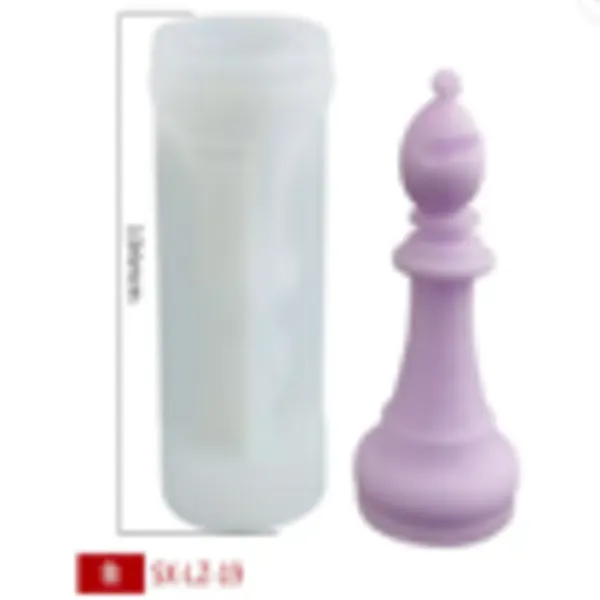 Molde de vela ajedrez alfil