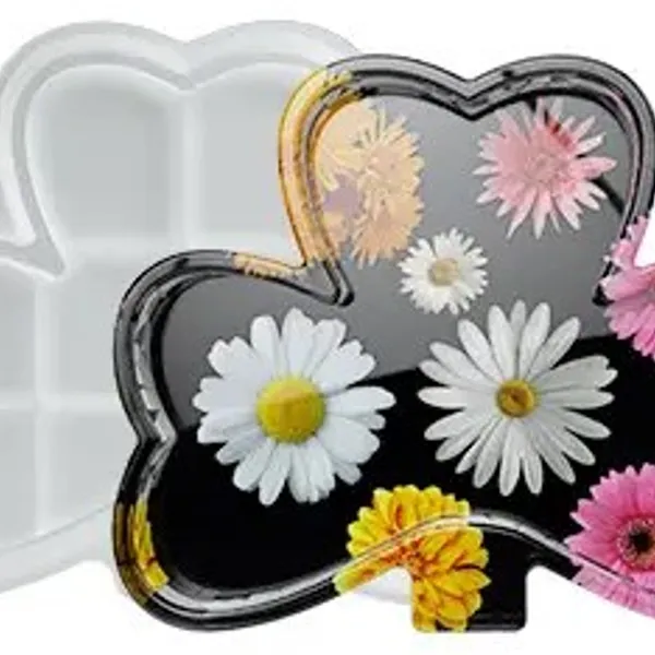 Molde de resina trebol