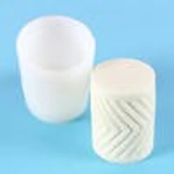 Molde de vela cilindro lineas y rombo al centro