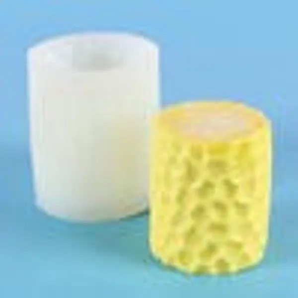 Molde de vela cilindro huecos