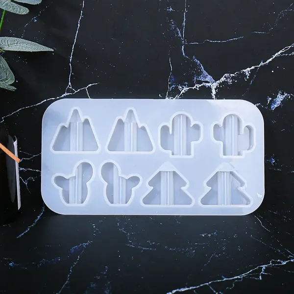 Molde de silicona sorbete cactus