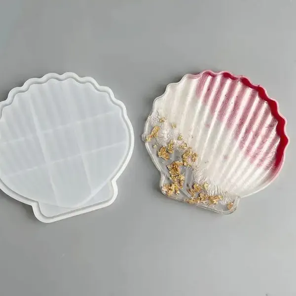 Molde de silicona  concha
