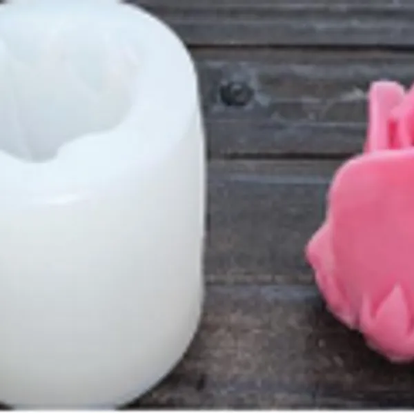 Molde de flor cerrada