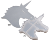 Molde cabeza de unicornio