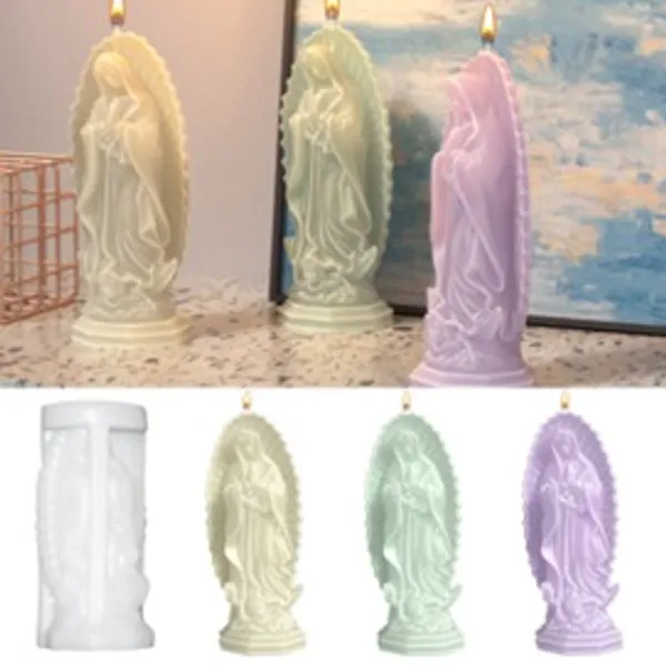 Molde de vela Virgen de Guadalupe
