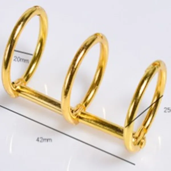 Argollas doradas para agendas 