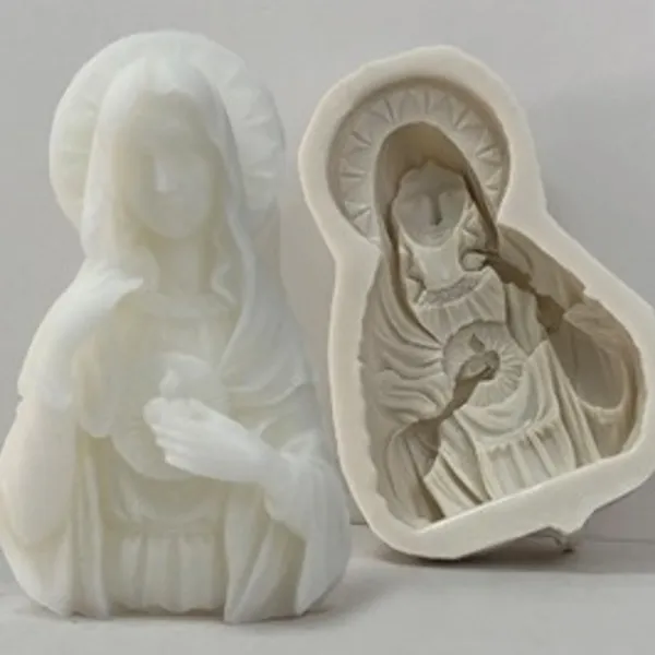 Molde para vela religioso 1