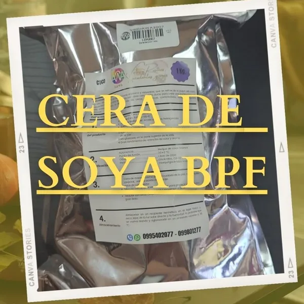 Cera de Soya 500 gramos