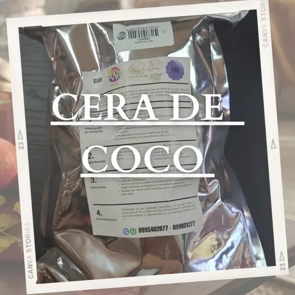 Cera de Coco 500 gramos
