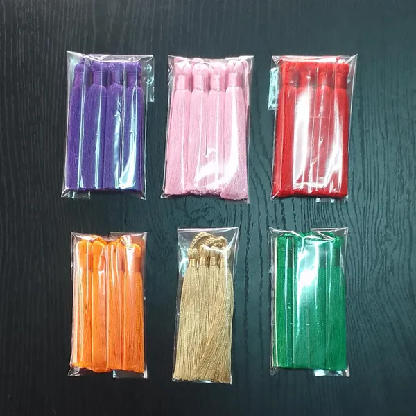 Borlas para llaveros varios colores