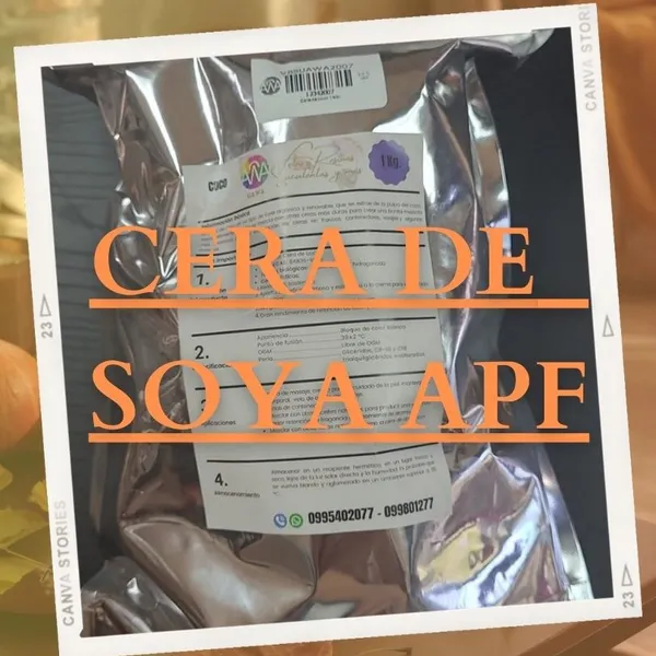 1 kilo de cera de Soya APF