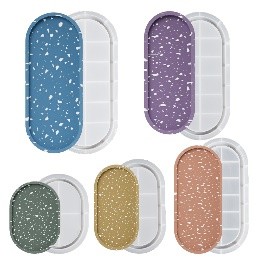 5 piezas de silicona posavasos