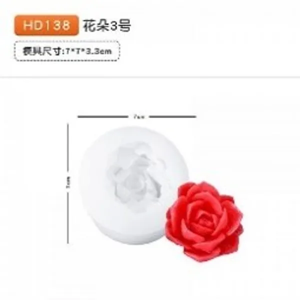 Molde de flor para decoración 4