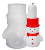 Adornos candelabro muñeco de nieve 12