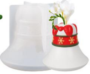 Adornos navideños candelabro campana14