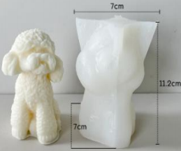 Molde velas perrito 53