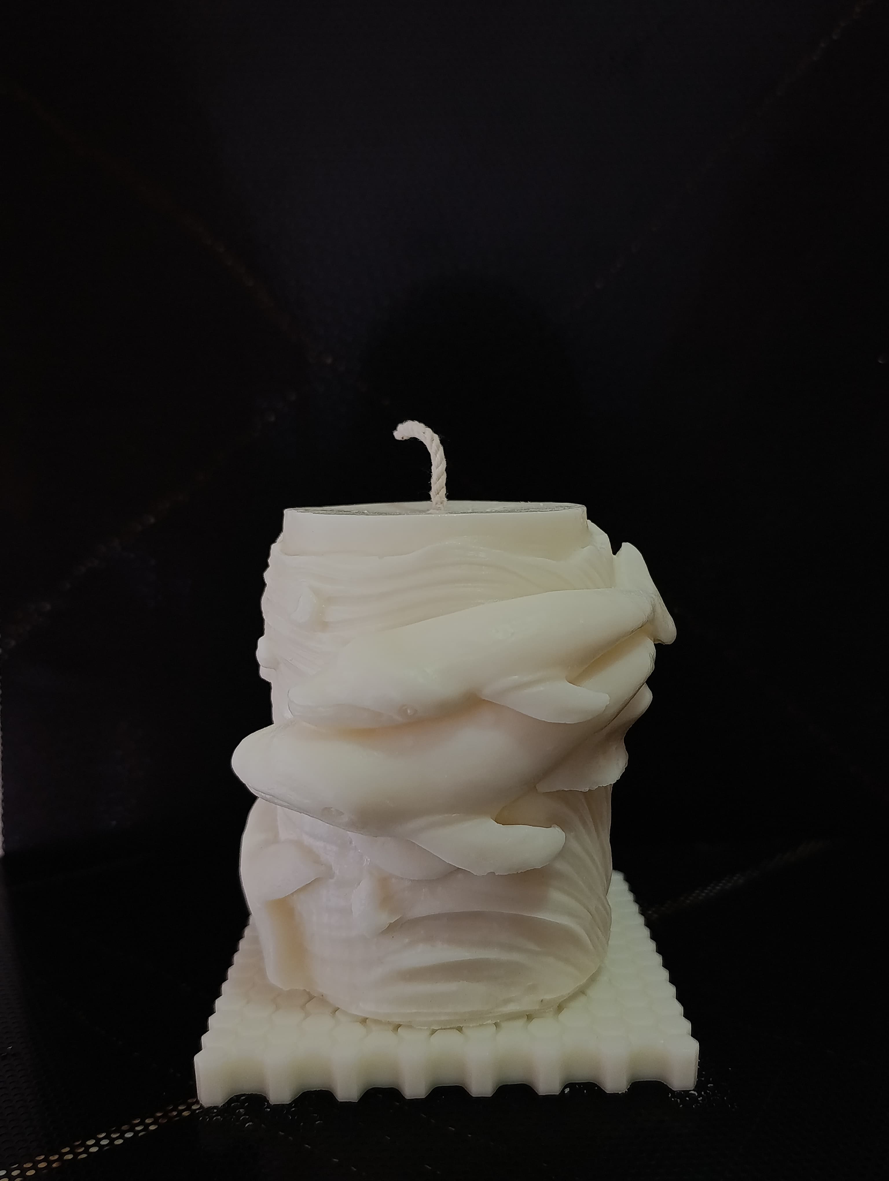 VELA ALTO RELIEVE PECES