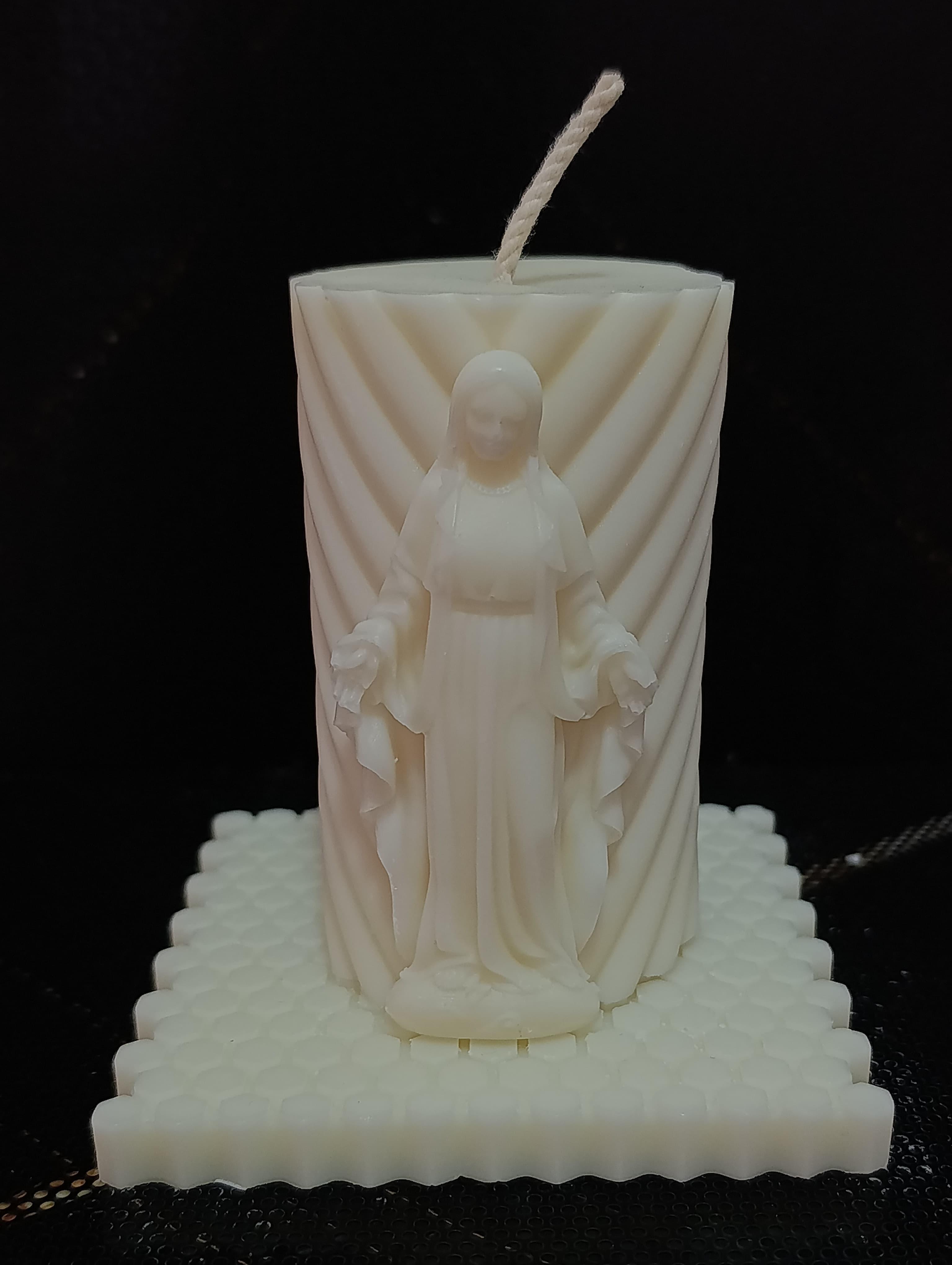 VELA VIRGEN CILINDRO 1