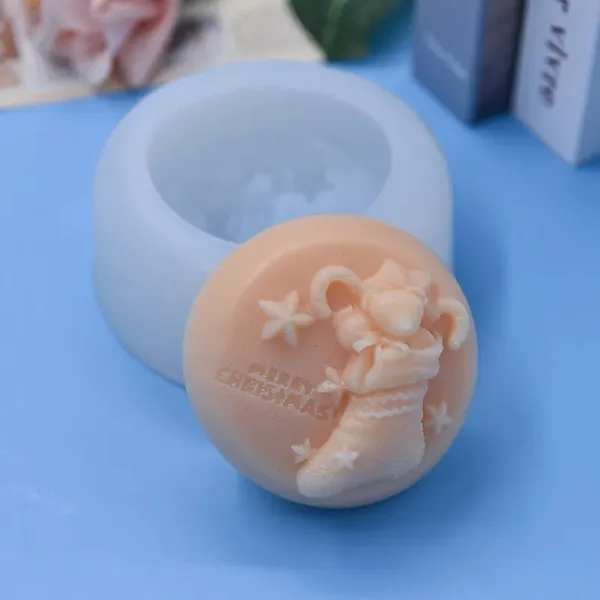 VELA CALCETINES DE NAVIDAD