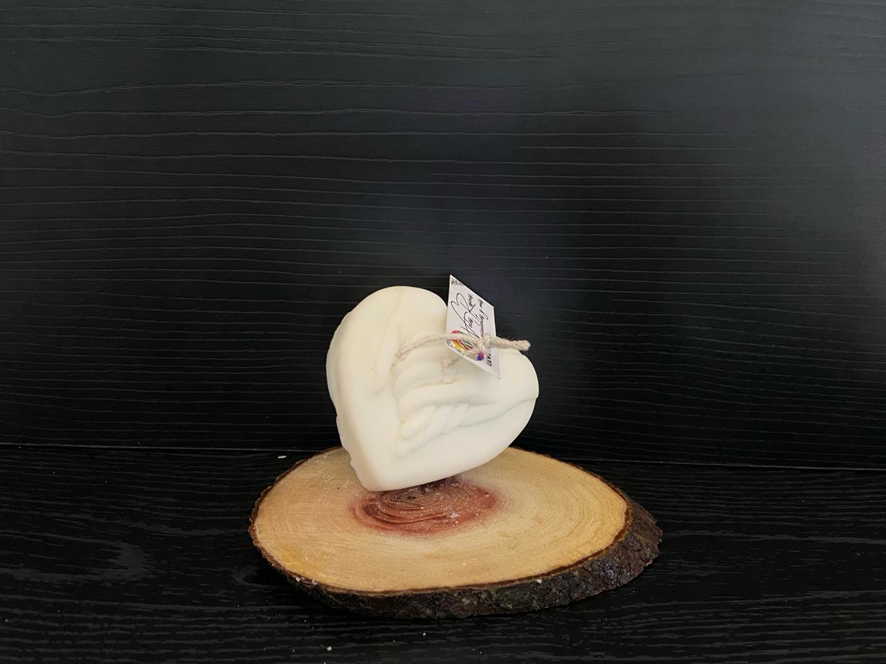 VELA CORAZON MANOS ENTRELASADAS 217