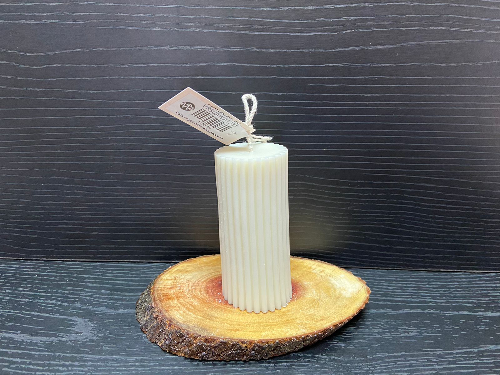 VELA RAYAS PARALELAS PEQUEÑA