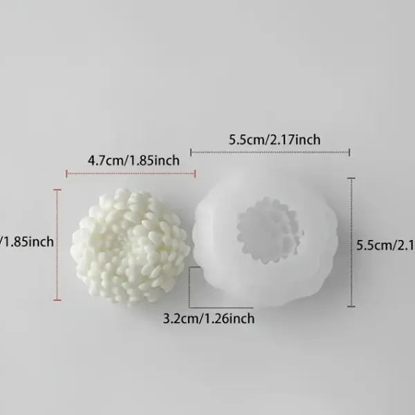 MOLDE FLOR CRISANTEMOS