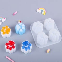 Molde resina  patas de  perrito