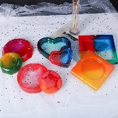 Molde ceniceros 1 cuadrado y 4 redondos