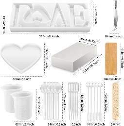 Kit de silicona con logos de amor
