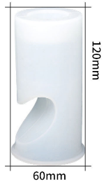 Molde cilíndrico candelabro de amor mediano