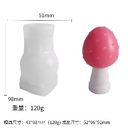 Molde vela hongo en punta