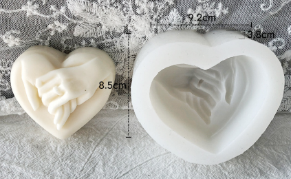 Molde manos entrelazadas