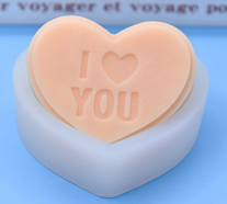 Molde corazon I LOVE YOU