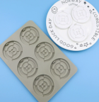 Molde de colgante aromatico con cera 9