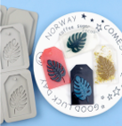 Molde de colgante aromatico con cera 16