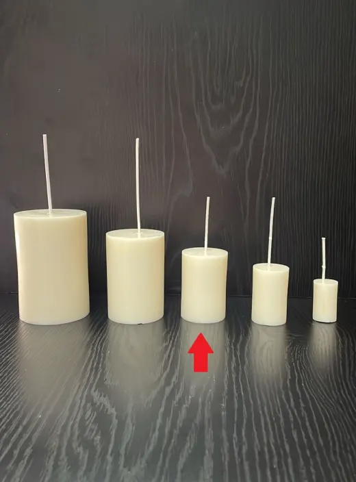 VELA CILINDRO 4 X 7 CM