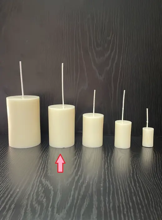 VELA CILINDRO 5 X 8.5 CM