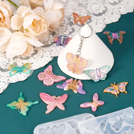 Molde 6 mariposas miniatura 3