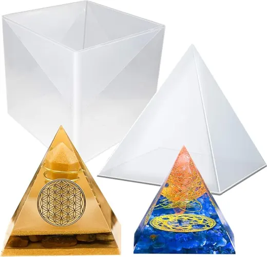 Molde vela pirámide grande miniatura 2