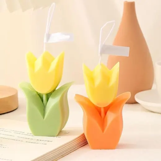 Molde de tulipán para decoración de velas. miniatura 4