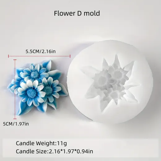 Molde de flor para decoración 5 miniatura 3