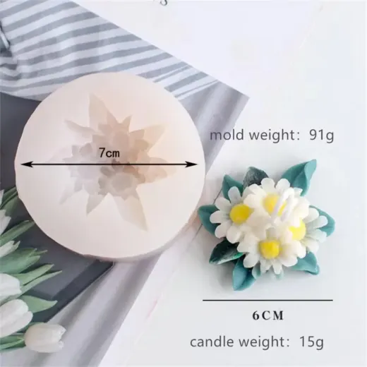 Molde de flor para decoración 5 miniatura 4