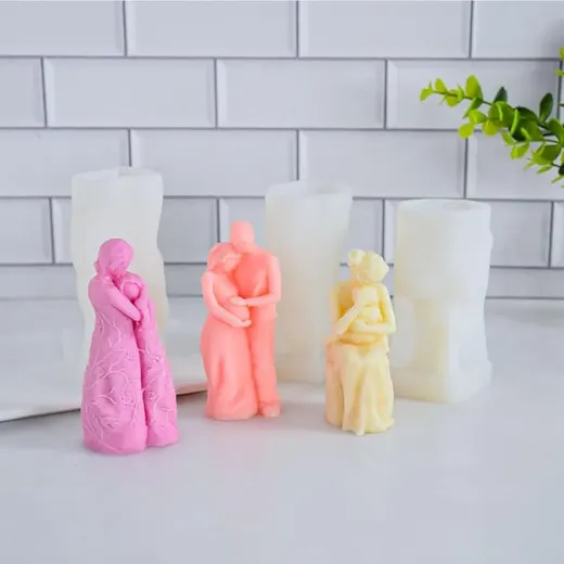 Molde  vela madre e hijo miniatura 2