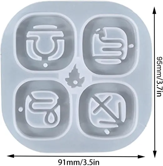 3 moldes signos del zodiaco. miniatura 5