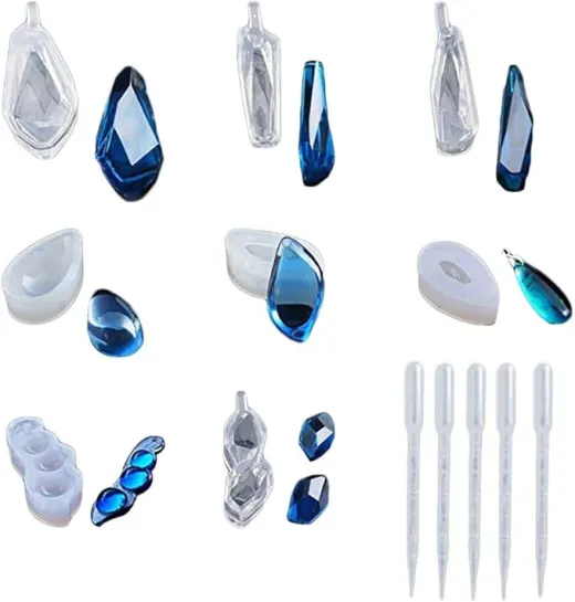 13 piezas colgante rombo de diamante miniatura 2