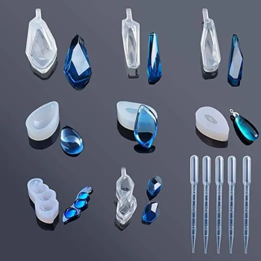13 piezas colgante rombo de diamante miniatura 3