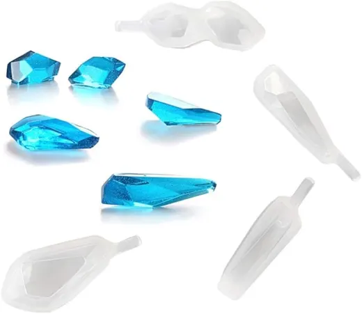 13 piezas colgante rombo de diamante miniatura 4